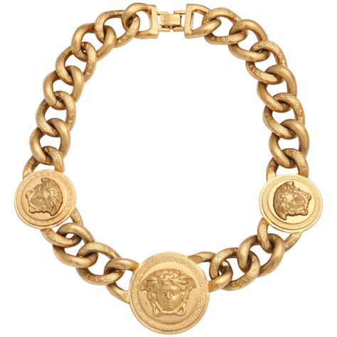 versace gold chain replica|versace gold chain and pendant.